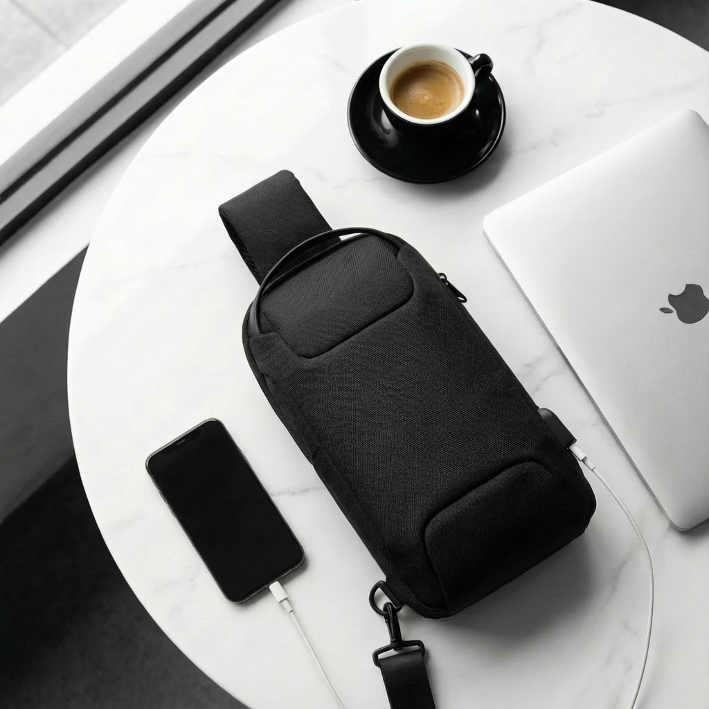 AirEase™ Anti-Theft Crossbody Charging Bag